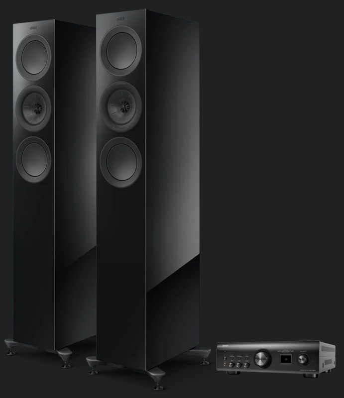 Pachet PROMO KEF R5 Meta + Denon PMA-1700NE