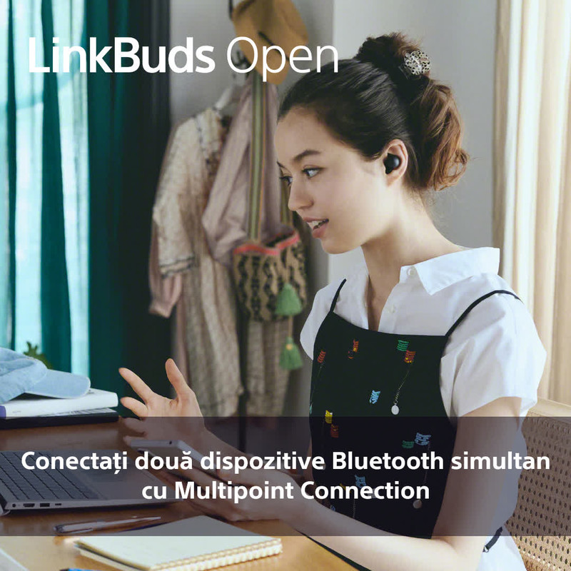 Casti Sony Sony LinkBuds Open WF-L910 Resigilat