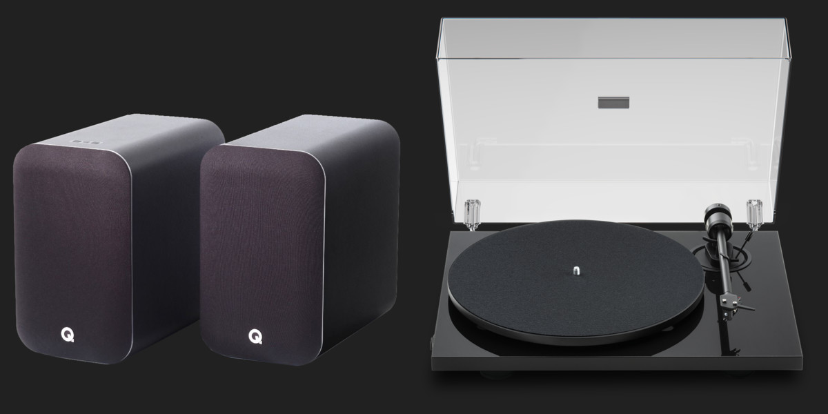 Pickup ProJect E1.2 (Pick It MM E) + Q Acoustics M20