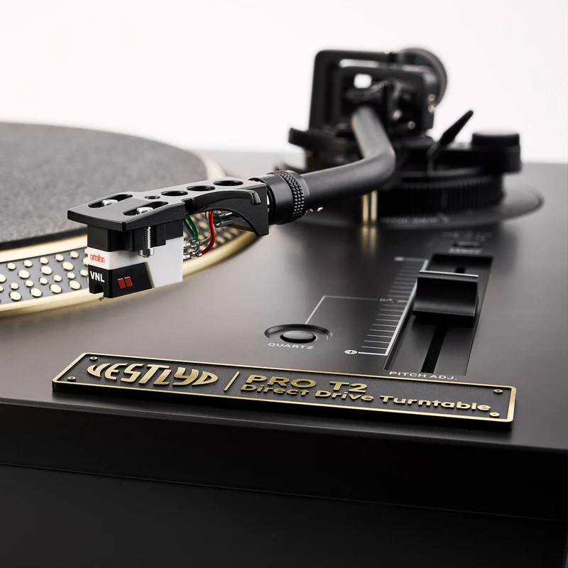  Pickup Vestlyd PRO T2 Direct Drive cu doza Ortofon VNL si preamp phono JFET integrat Negru