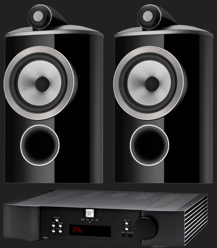 Pachet PROMO Bowers & Wilkins 805 D4 + MOON by Simaudio 340i