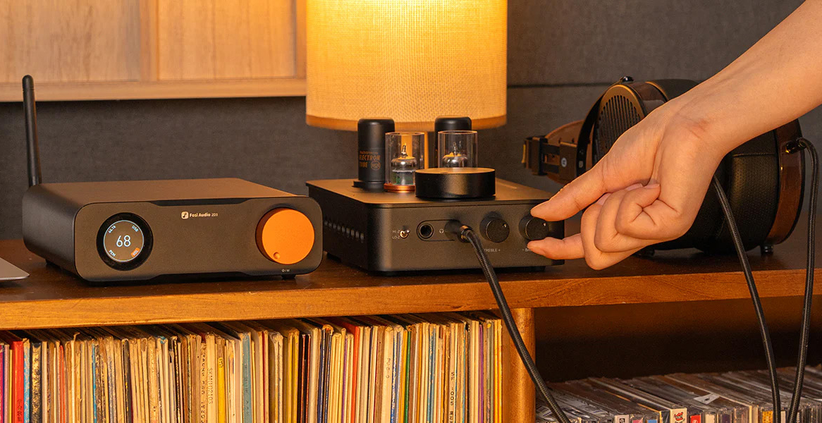 Amplificator casti Fosi Audio GR70 Tube Headphone Amp