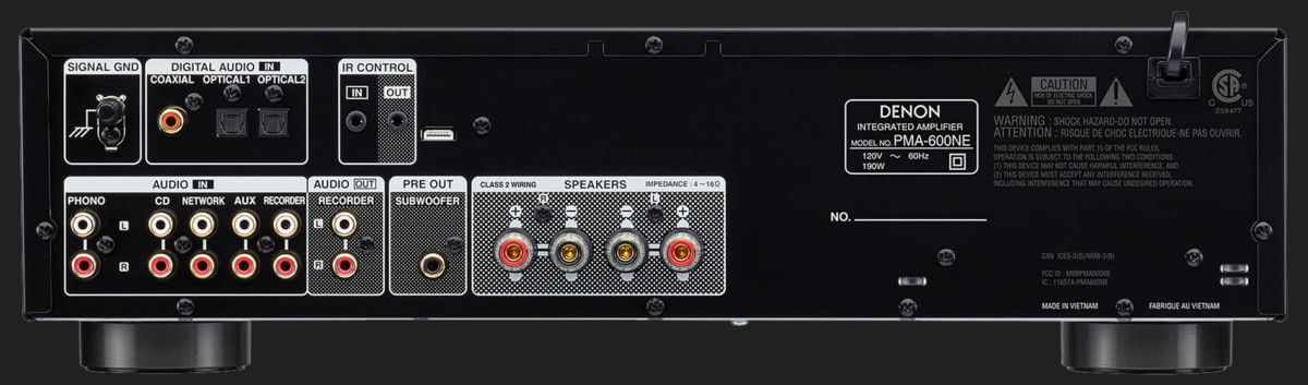 Amplificator Denon PMA-600NE Black Resigilat