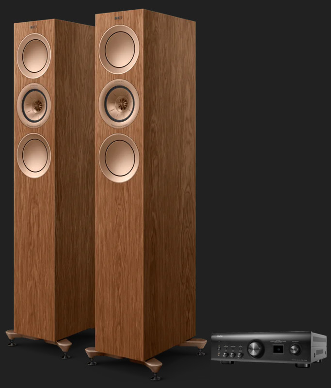 Pachet PROMO KEF R5 Meta + Denon PMA-1700NE