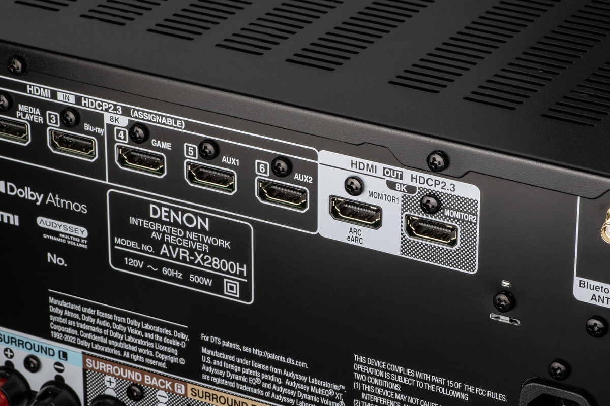 Receiver Denon AVR-X2800H