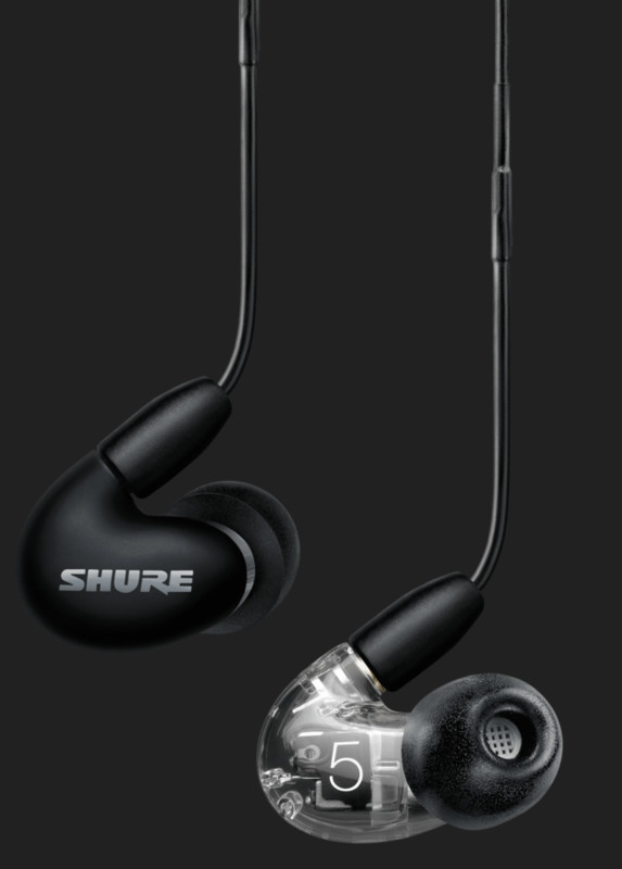 Casti Shure AONIC 5 Black/Clear