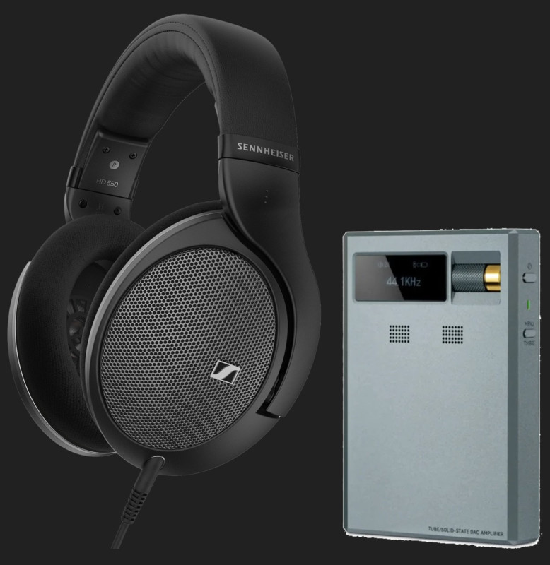 Pachet PROMO Sennheiser HD 550 + Cayin RU9