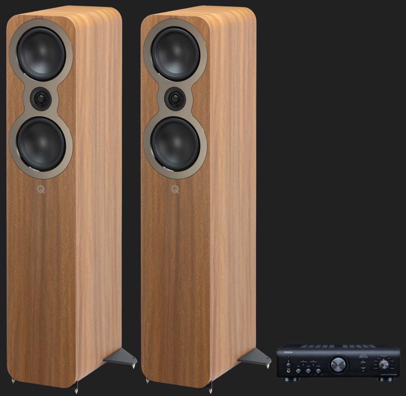 Pachet PROMO Q Acoustics 3050C + Denon PMA-600NE