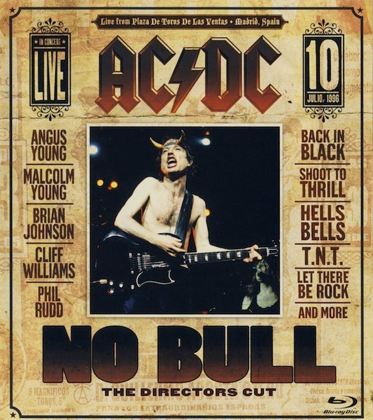 BLURAY Sony Music AC/DC - No Bull