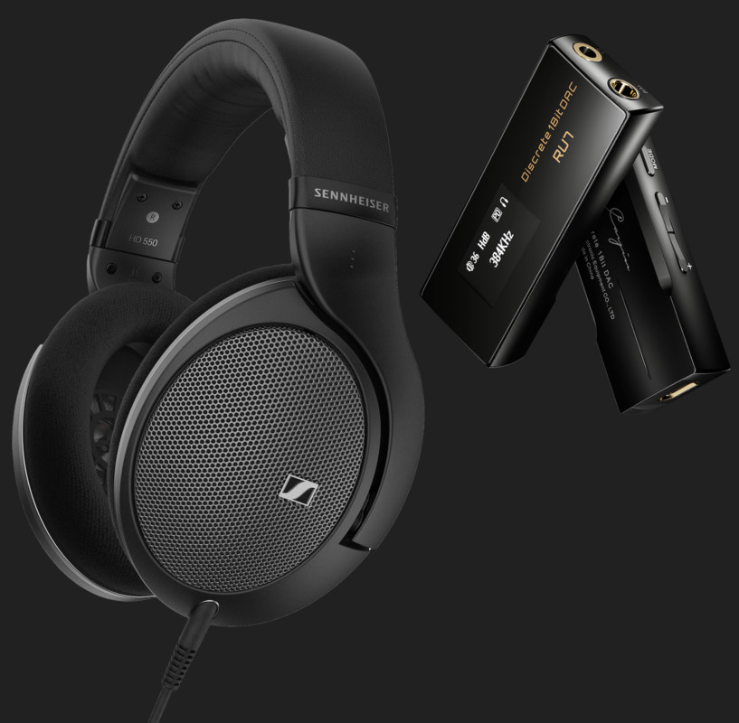 Pachet PROMO Sennheiser HD 550 + Cayin RU7