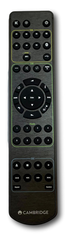 Cambridge Audio CXA60 / 80 / CXC / CXN Remote Control