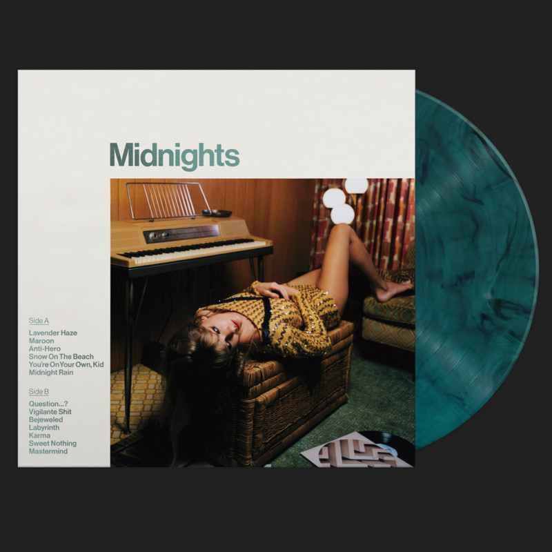 VINIL UNIVERSAL RECORDS Taylor Swift - Midnights (jade green marbled)