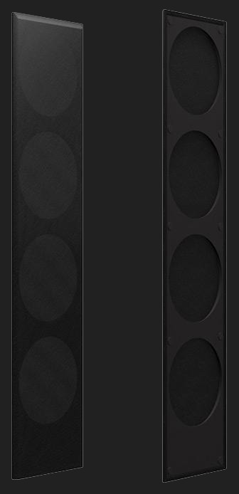 KEF Q750 Black cloth grille