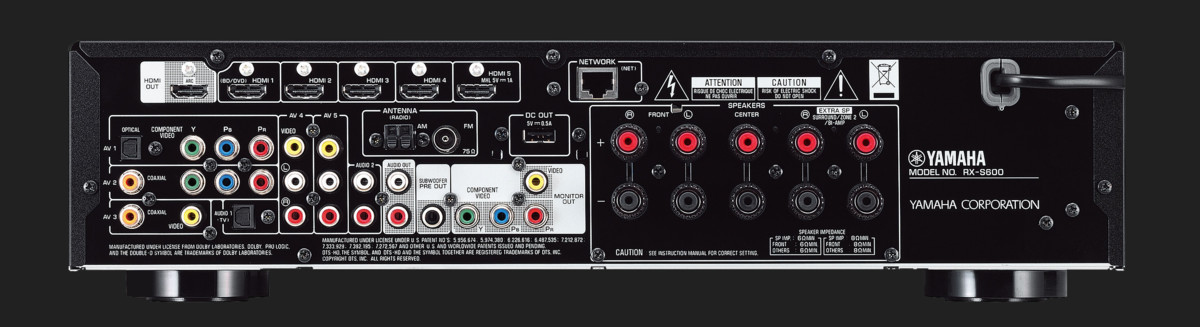Receiver Yamaha RX-S600