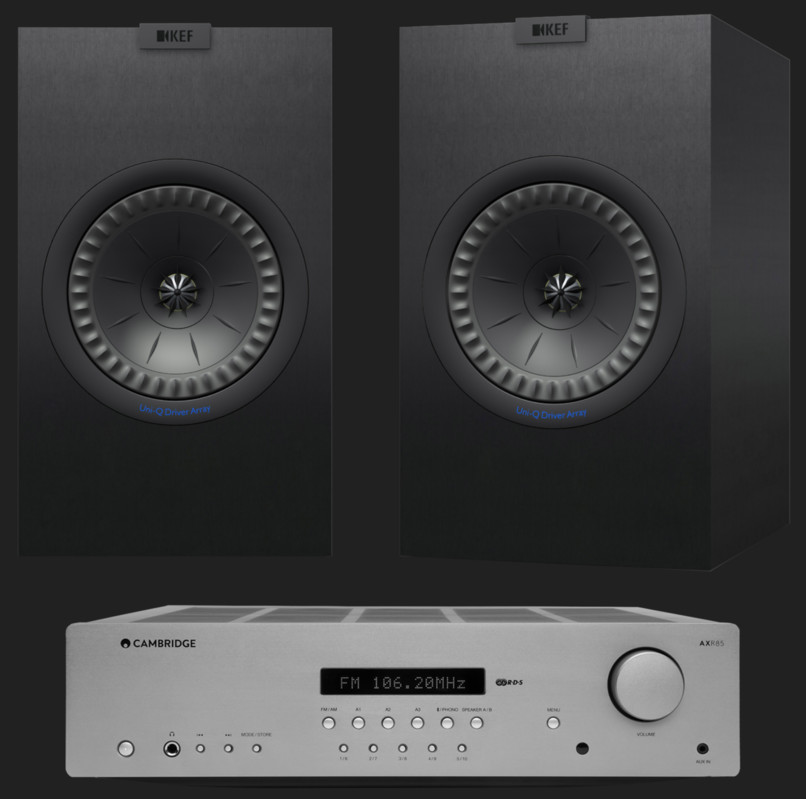 Pachet PROMO KEF Q350 + Cambridge Audio AXR85