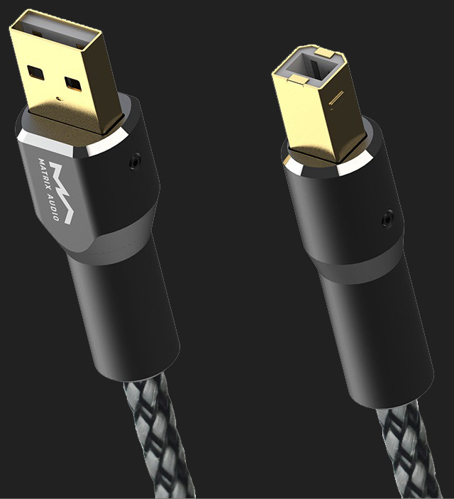 Cablu Matrix Hi-Fi Audio USB A-B 2.0 1.2m