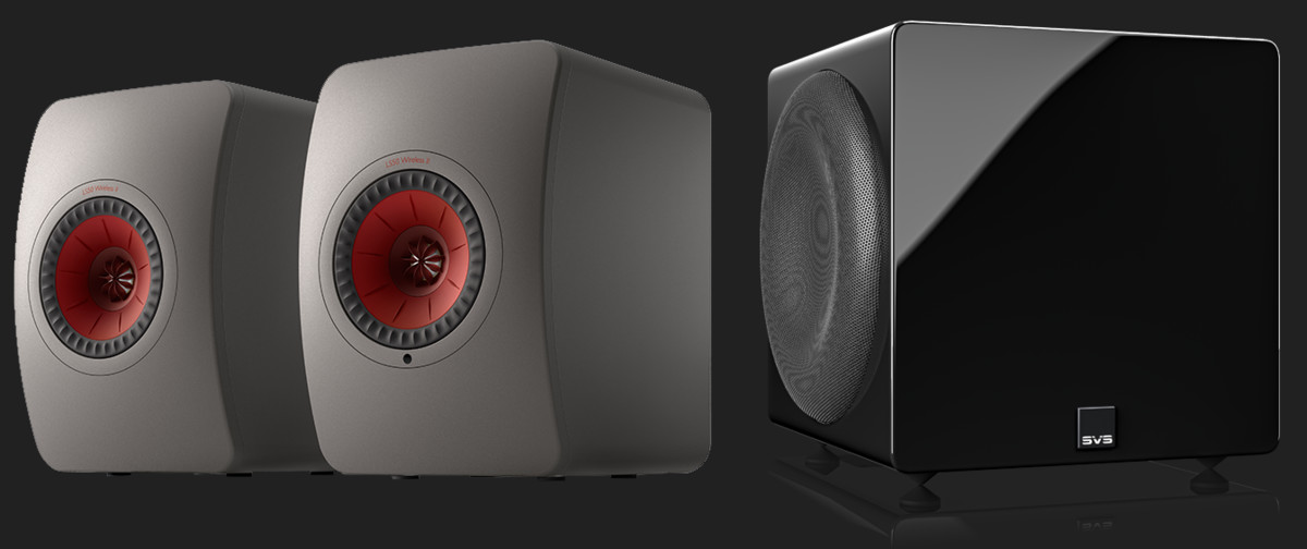 Pachet PROMO KEF LS50 Wireless II + SVS 3000 Micro REvolution