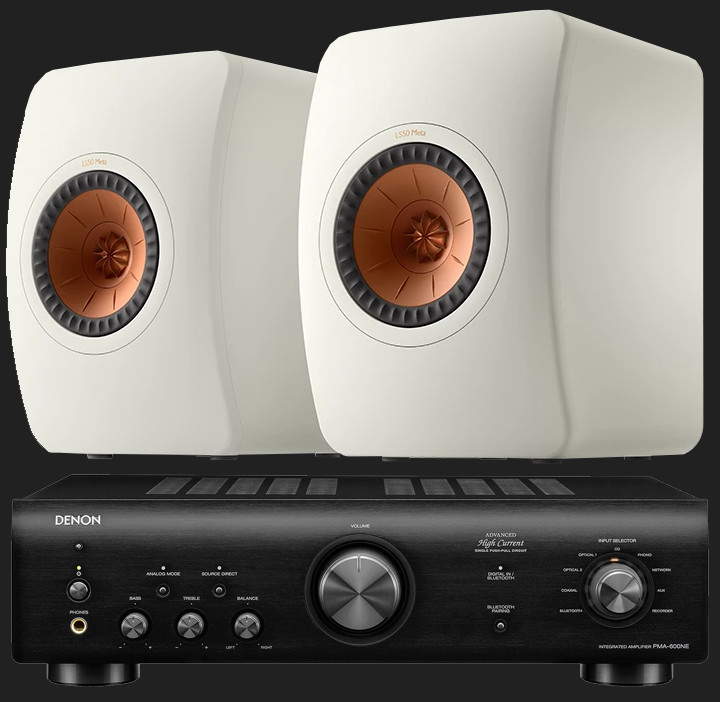 Pachet PROMO KEF LS50 Meta + Denon PMA-600NE