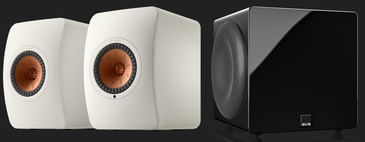 Pachet PROMO KEF LS50 Wireless II + SVS 3000 Micro REvolution