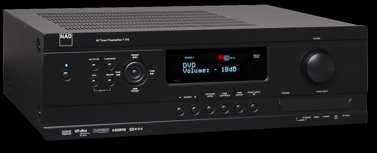 NAD T175 Surround Sound Preamplifier