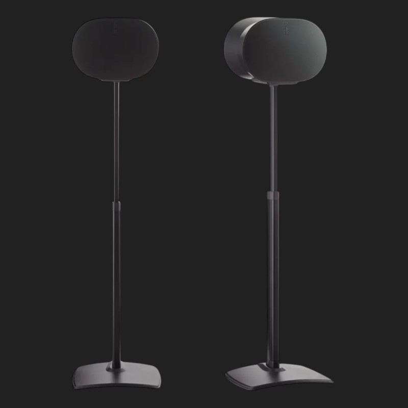  Stative de podea SANUS WSSE3A2-B2 pentru Sonos Era 300, reglabile pe inaltime, set 2 bucati, negru