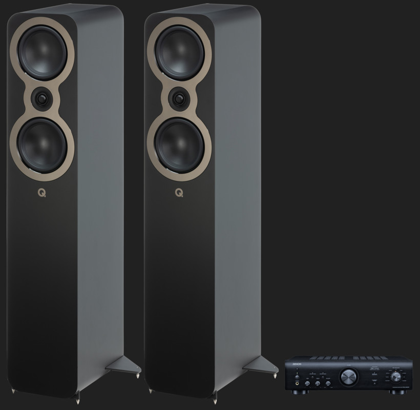 Pachet PROMO Q Acoustics 3050C + Denon PMA-600NE