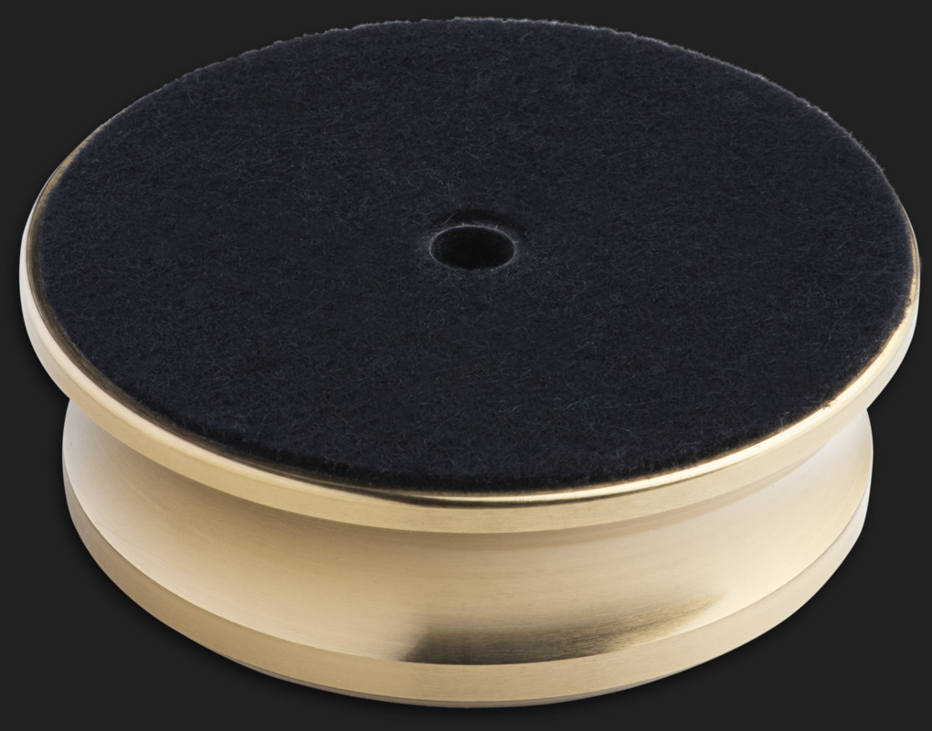 ProJect Record Puck Brass
