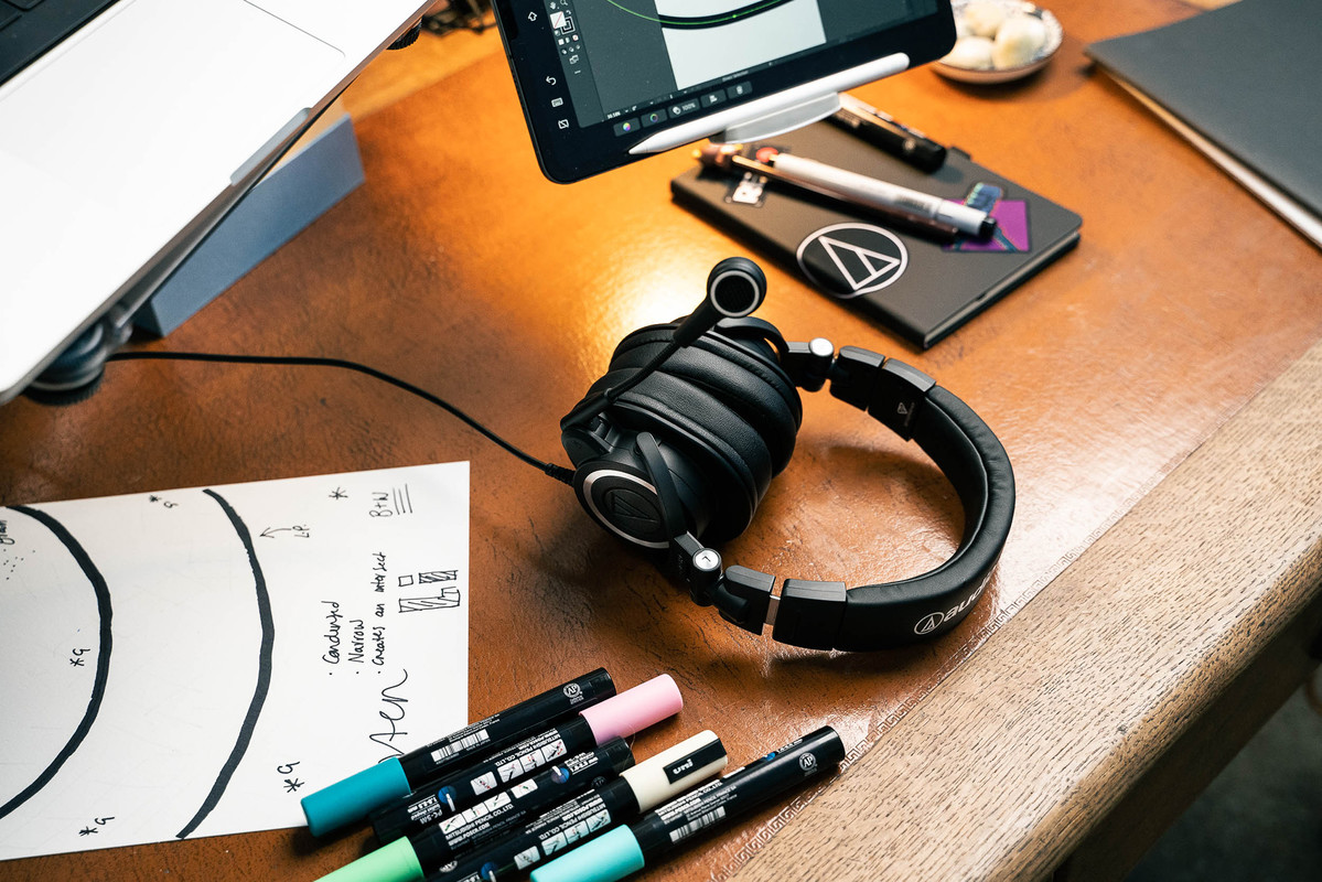Casti PC/Gaming Audio-Technica ATH-M50xSTS Analog Negru