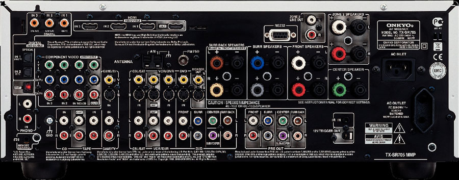 Receiver Onkyo TX-SR705