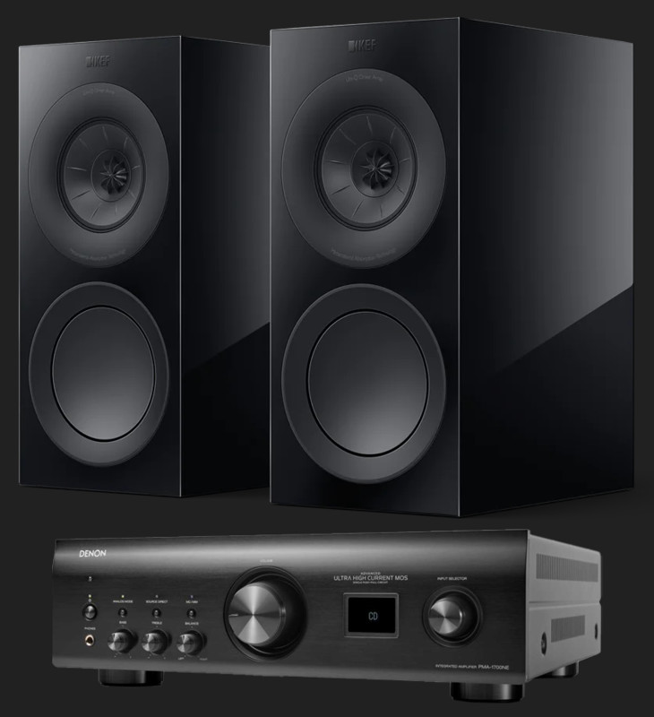 Pachet PROMO KEF R3 Meta + Denon PMA-1700NE