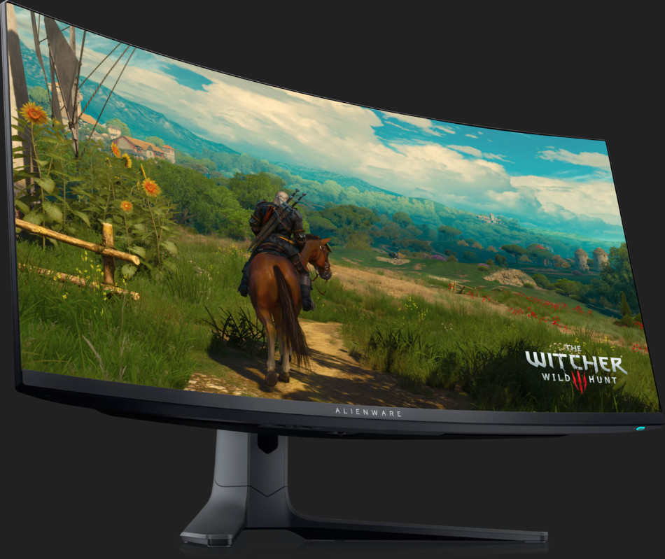 Monitor Alienware AW3423DWF Curved Gaming, NVIDIA G-SYNC, 34.18