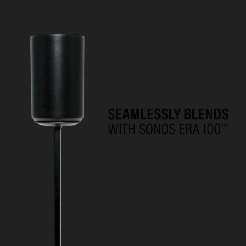  Stativ de podea SANUS WSSE1A1-B2 pentru Sonos Era 100 si Era 100 SL, reglabil pe inaltime, negru