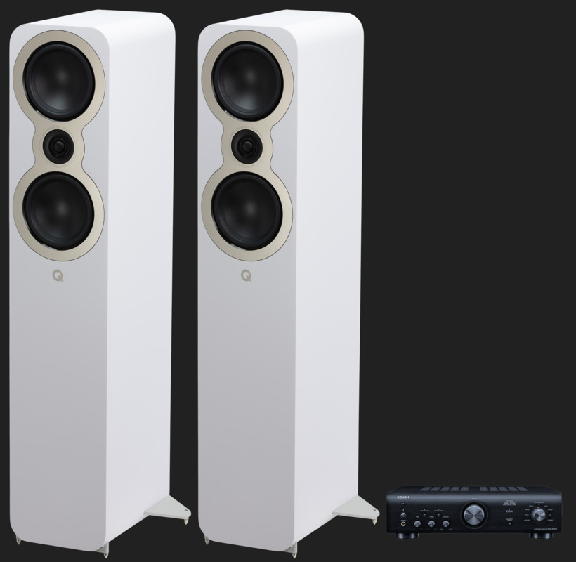 Pachet PROMO Q Acoustics 3050C + Denon PMA-600NE