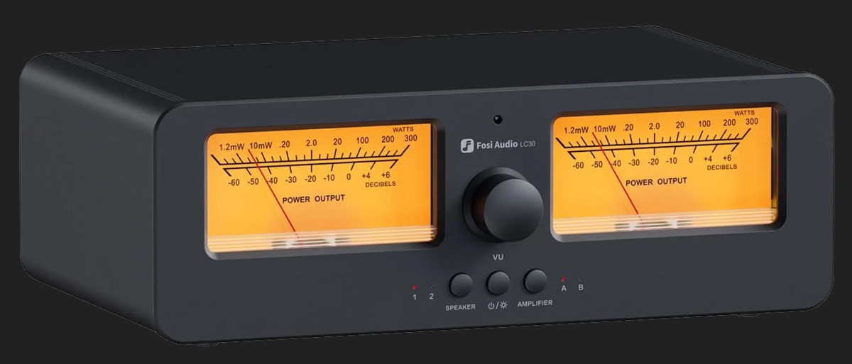 Amplificator casti Fosi Audio LC30 VU Meter Amplifier