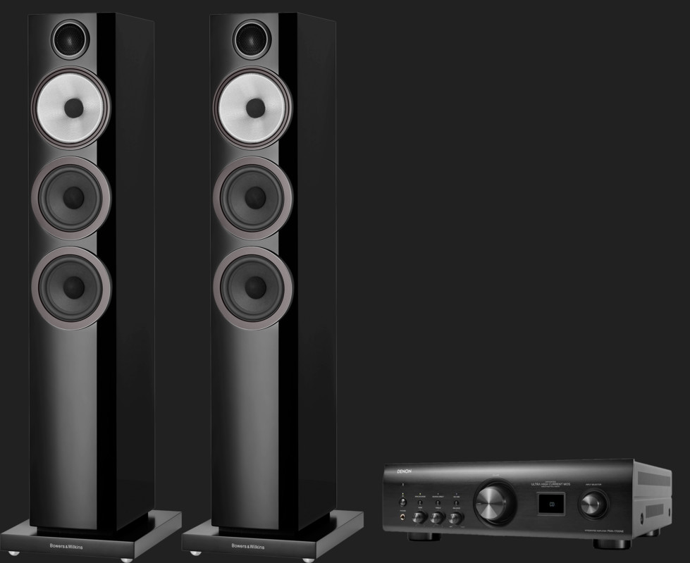 Pachet PROMO Bowers & Wilkins 704 S3 + Denon PMA-1700NE