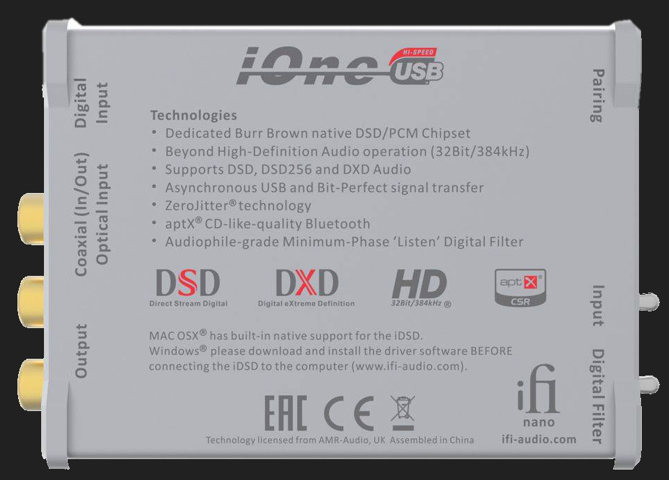 DAC iFi Audio Nano iOne