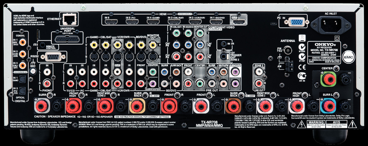 Receiver Onkyo TX-NR708
