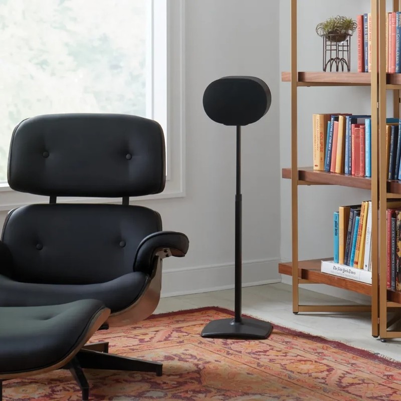 Stativ de podea SANUS WSSE3A1-B2 pentru Sonos Era 300, reglabil pe inaltime, negru