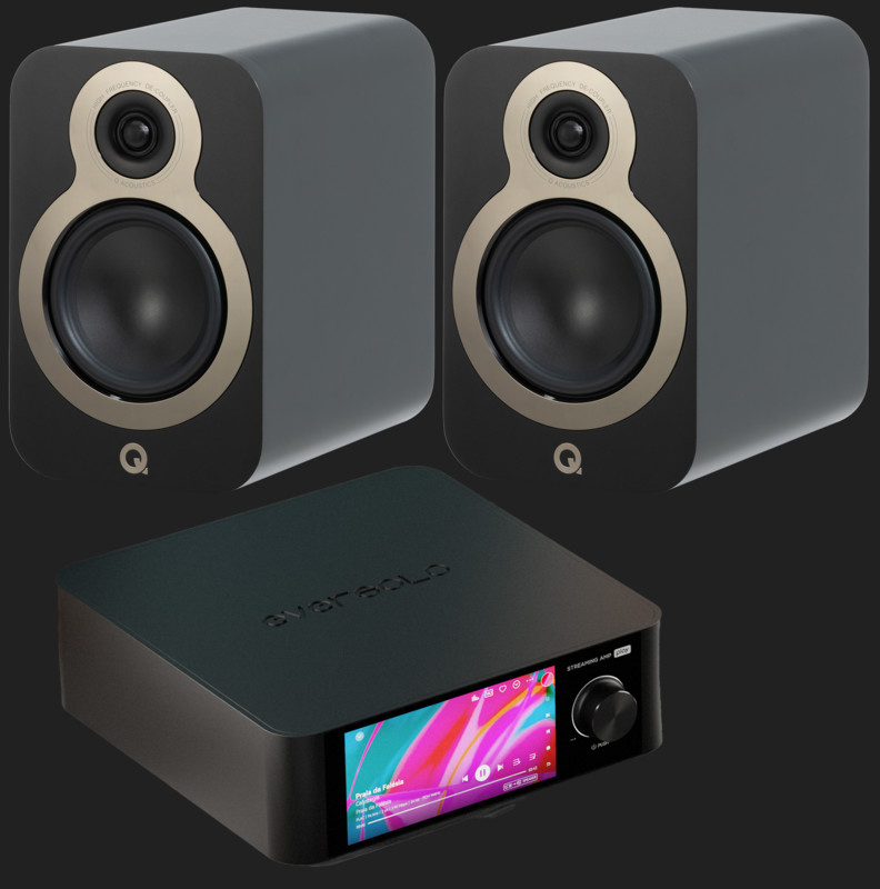 Pachet PROMO Q Acoustics 3030C + Eversolo Play