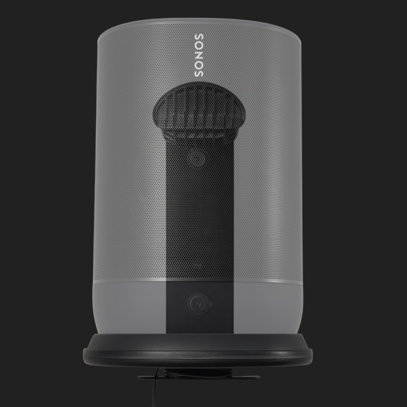  Suport de perete SANUS WSSMM1 pentru Sonos Move 2, utilizare interior sau exterior, negru