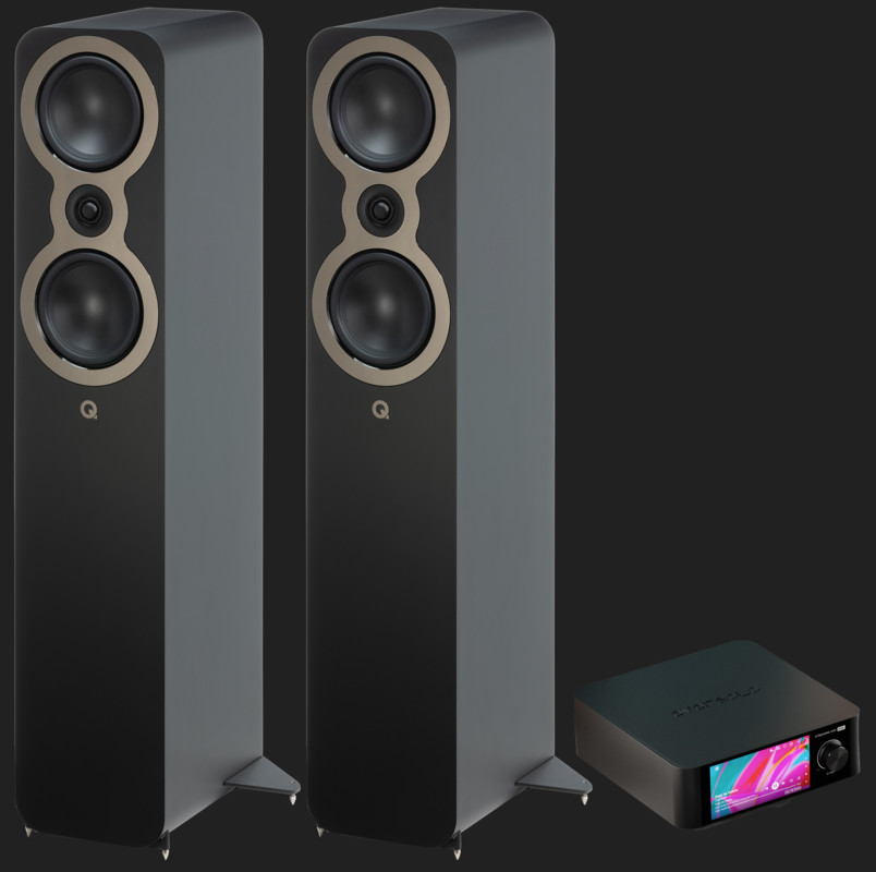 Pachet PROMO Q Acoustics 3050C + Eversolo Play