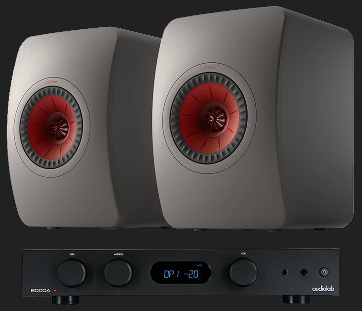 Pachet PROMO KEF LS50 Meta + Audiolab 6000A