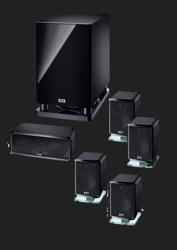 Boxe Heco Ambient 5.1 A Aluminium Black