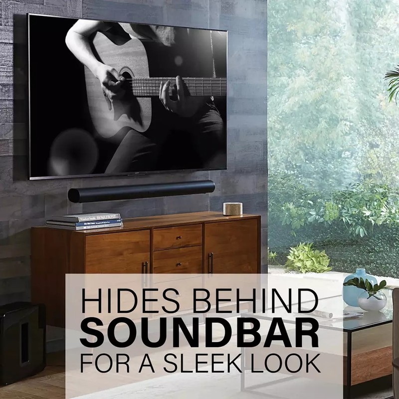  Suport de perete SANUS WSSAWM1 pentru soundbar Sonos Arc Ultra, extensibil, Alb