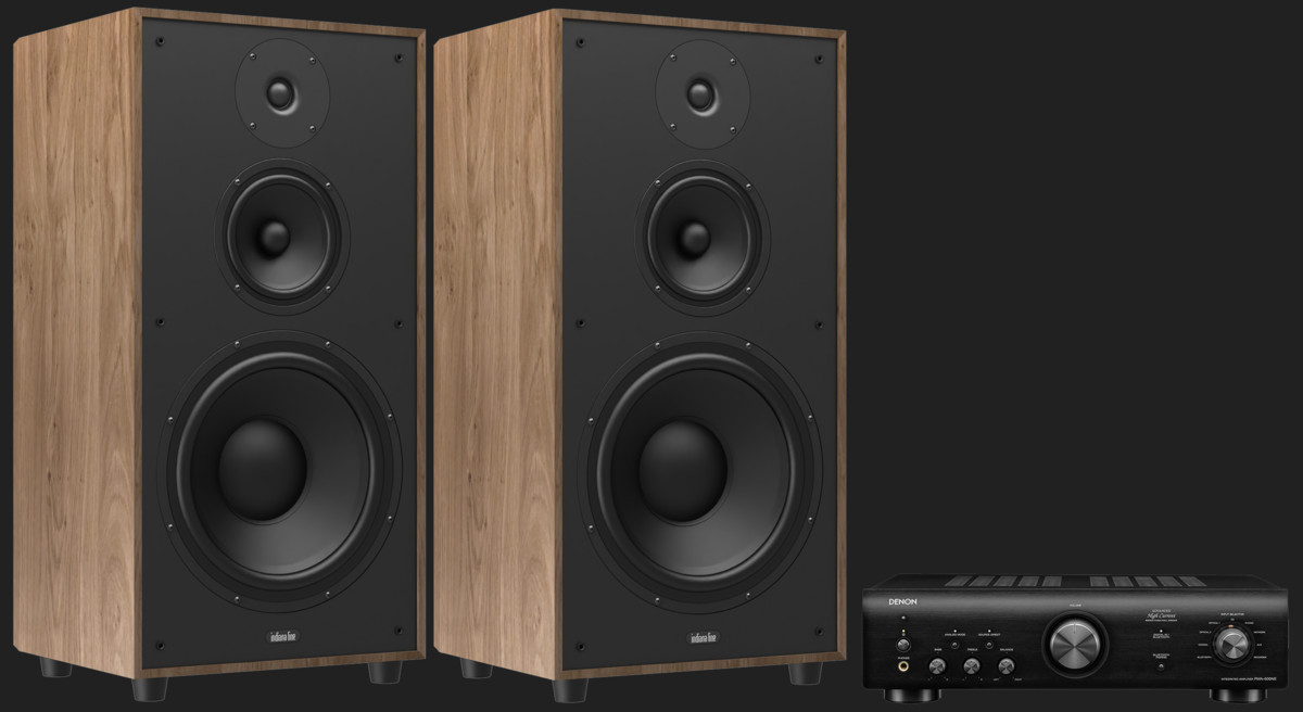 Pachet PROMO Indiana Line Utah 5 + Denon PMA-600NE