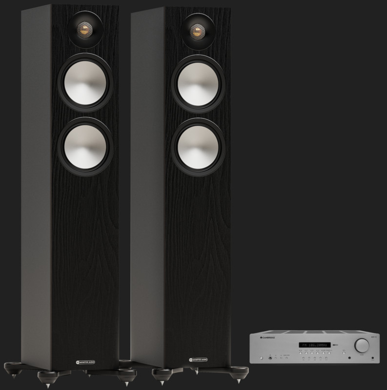 Pachet PROMO Monitor Audio Bronze 300 7G + Cambridge Audio AXR100