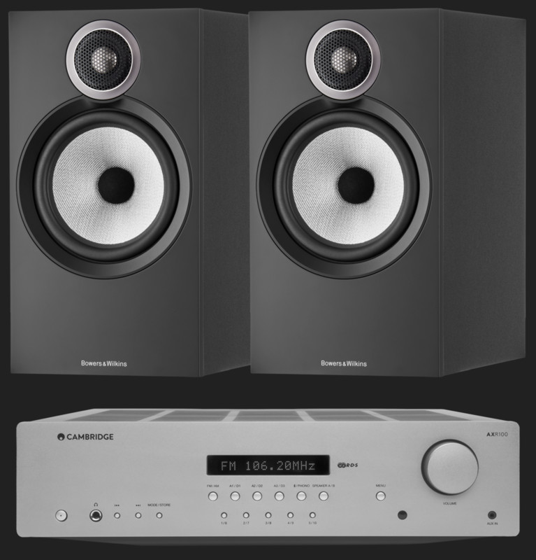 Pachet PROMO Bowers & Wilkins 606 S3 + Cambridge Audio AXR100