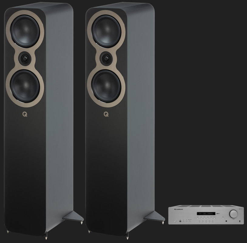 Pachet PROMO Q Acoustics 3050c + Cambridge Audio AXR100