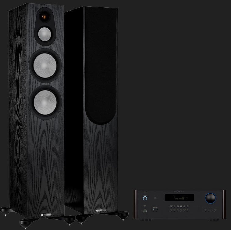 Pachet PROMO Monitor Audio Silver 300 (7G) + Rotel RA-1572 MKII