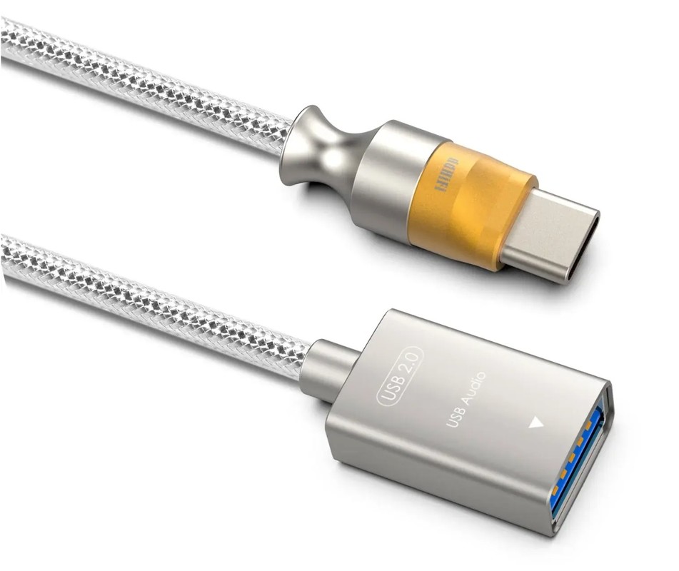 DD HiFi TC07F USB-C la USB-A OTG